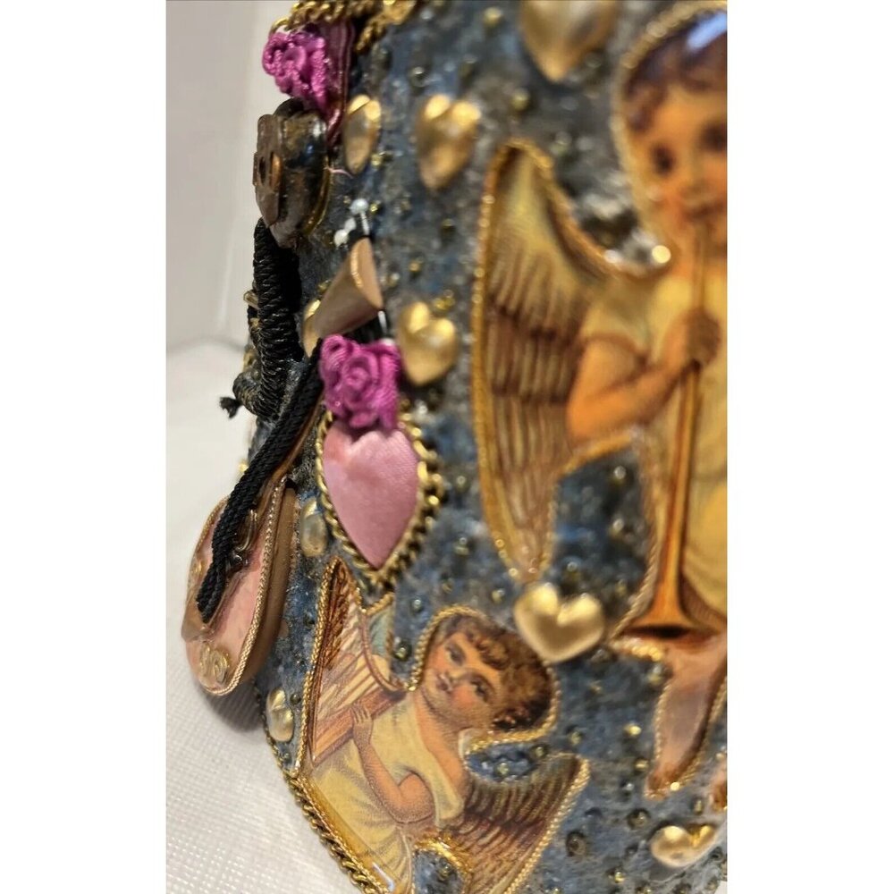 Mary Francis Embellished Mini Bag with Angel Motif - Picture 13 of 16